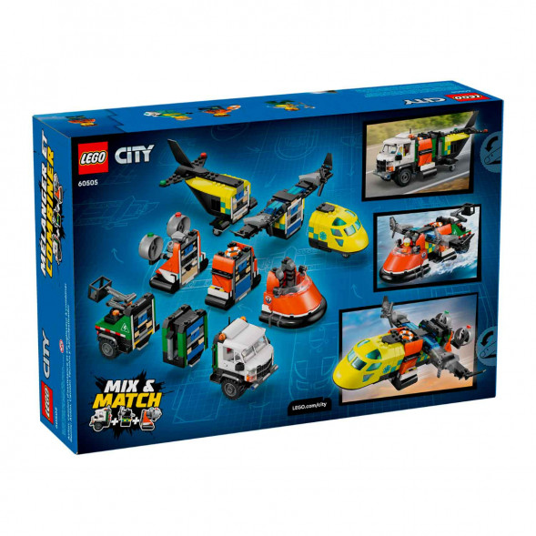 Конструктор LEGO City 60505 Самолет, сервисный грузовик и судно на воздушной подушке в Нальчике