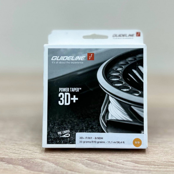 Рыболовная леска Guideline Power Taper 3D+ #37761 8/9 DH, Yellow в Нальчике