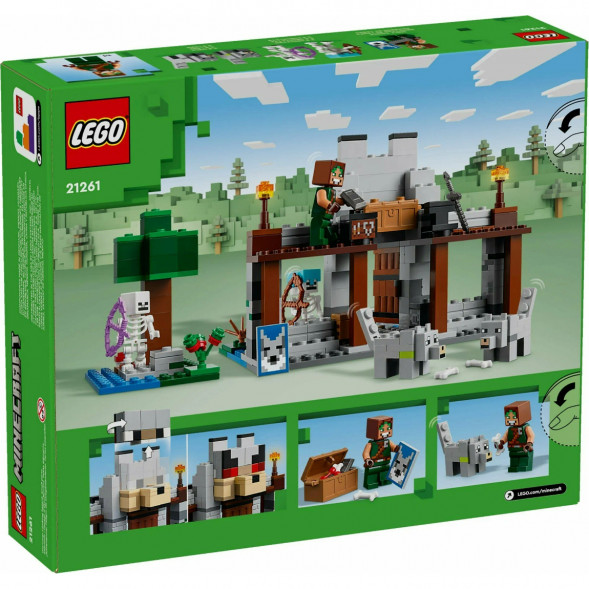 Конструктор LEGO Minecraft 21261 Волчья крепость в Нальчике