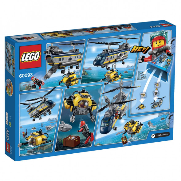 Конструктор LEGO City Deep Sea Explorers 60093 Вертолет исследователей моря в Нальчике