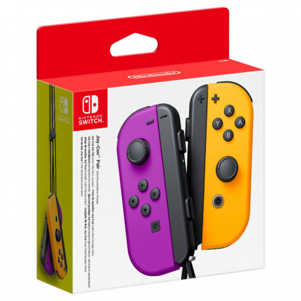Геймпад Nintendo Switch Joy-Con controllers Duo, фиолетовый/оранжевый в Нальчике