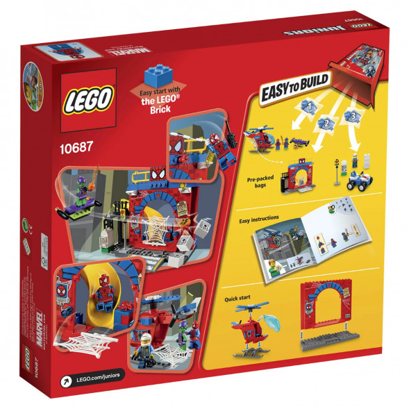 Конструктор LEGO Juniors 10687 Убежище Человека-паука в Нальчике