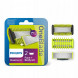 Сменные лезвия Philips OneBlade 2 шт. + 1 шт. Body kit QP620/50 в Нальчике