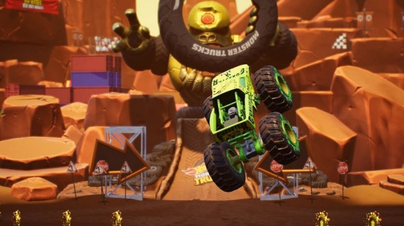 Игра Hot Wheels Monster Trucks: Stunt Mayhem [PS4, английская версия] в Нальчике