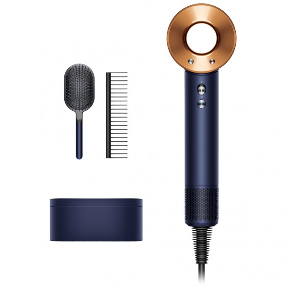 Фен Dyson Supersonic HD07 с набором расчесок, синий/медный в Нальчике