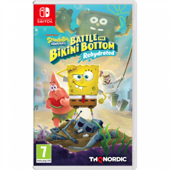 Игра SpongeBob SquarePants: Battle for Bikini Bottom - Rehydrated [Nintendo Switch, русские субтитры] в Нальчике