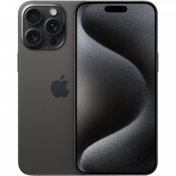 Смартфон Apple iPhone 15 Pro Max 256 ГБ, Dual: nano SIM + eSIM, черный титан в Нальчике