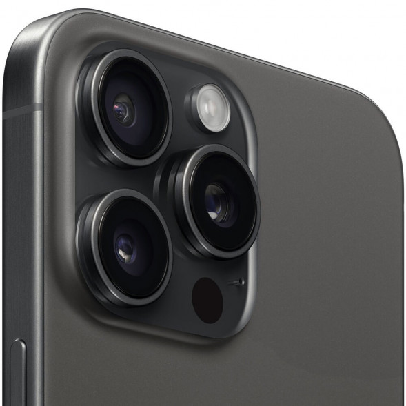 Смартфон Apple iPhone 15 Pro Max 256 ГБ, Dual: nano SIM + eSIM, черный титан в Нальчике