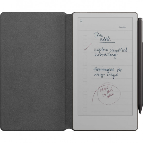 Графический планшет reMarkable Paper Pro Move + Стилус MarkerPlus + Чехол BookFolio Premium Leather, Black в Нальчике