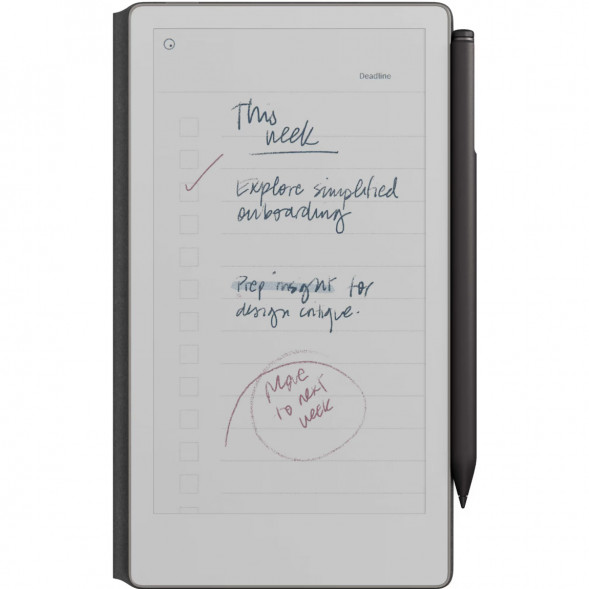 Графический планшет reMarkable Paper Pro Move + Стилус MarkerPlus + Чехол BookFolio Premium Leather, Black в Нальчике