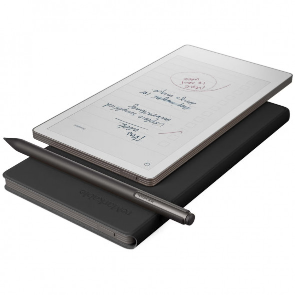 Графический планшет reMarkable Paper Pro Move + Стилус MarkerPlus + Чехол BookFolio Premium Leather, Black в Нальчике