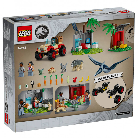 Конструктор LEGO Jurassic World 76963 Центр спасения детенышей динозавров в Нальчике