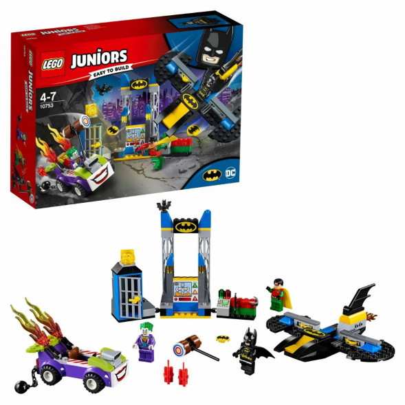 Конструктор LEGO Juniors 10753 Нападение Джокера на Бэтпещеру в Нальчике