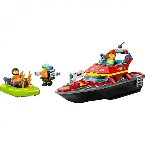 Конструктор LEGO City 60373 &amp;quot;Пожарно-спасательная лодка&amp;quot;, 144 деталей в Нальчике