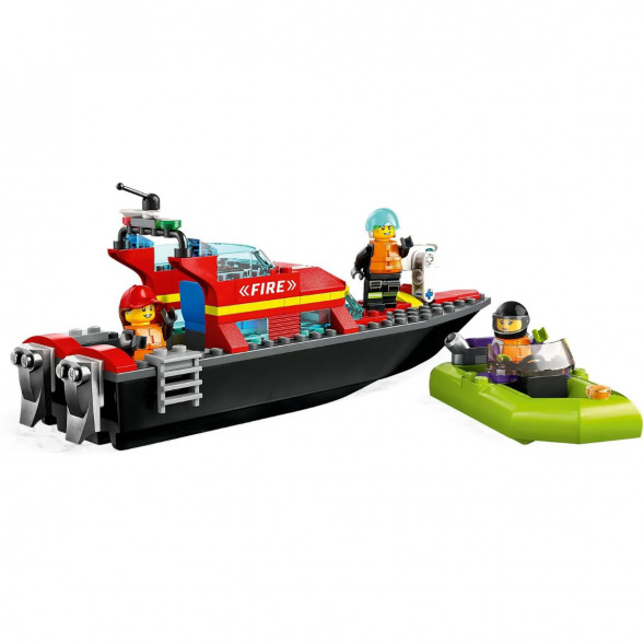Конструктор LEGO City 60373 &amp;quot;Пожарно-спасательная лодка&amp;quot;, 144 деталей в Нальчике