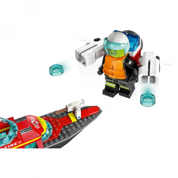 Конструктор LEGO City 60373 &amp;quot;Пожарно-спасательная лодка&amp;quot;, 144 деталей в Нальчике
