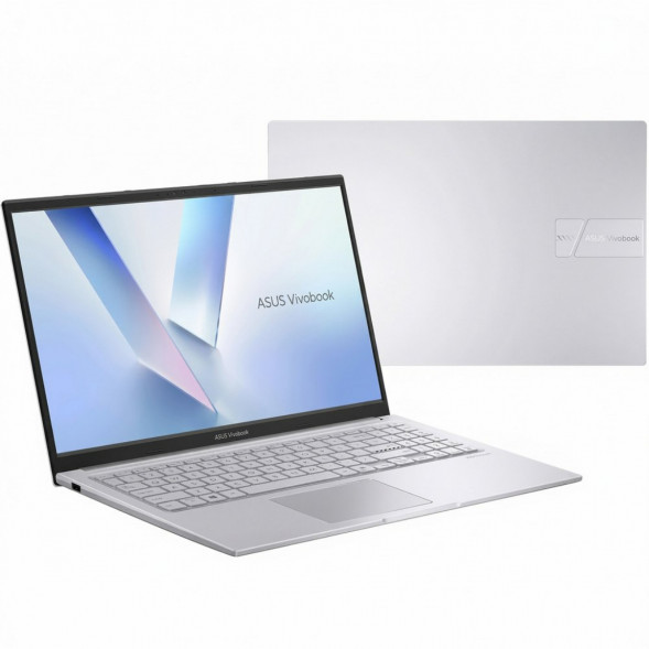 Ноутбук ASUS Vivobook 15 X1504MA-BQ058 (15.6&amp;quot;, IPS, Intel Core 5 320 1.5ГГц, 6 ядер, 16ГБ DDR5, 512ГБ SSD, Intel Graphics, без ОС), серебристый в Нальчике