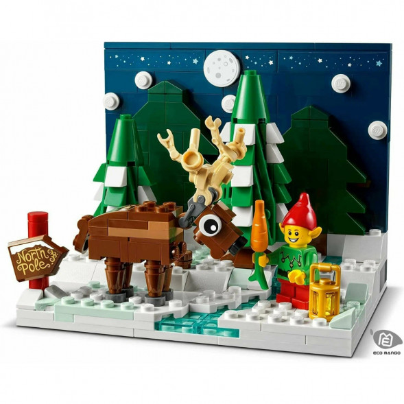 Конструктор LEGO 40484 Перед домом Деда Мороза в Нальчике
