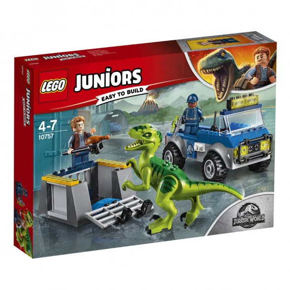 Конструктор LEGO Juniors 10757 Грузовик спасателей для перевозки раптора в Нальчике
