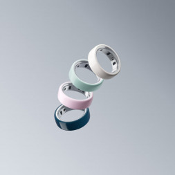 Умное кольцо Oura Ring 4 Ceramic (размер 11), Облако/Cloud